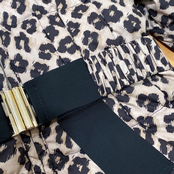 Leopard Printed Down Jacket For Girls - Picture 9 of 13